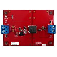 ROHM Semiconductor BD7F100EFJ-EVK-003 Voltage Regulator - Switching Regulator BD7F100EFJ-EVK-003 Evaluation Board deliveres an outputs 5 volts from an input 5 volts using BD7F100EFJ-LB, Isolated Flyback DC-DC converter integrated circuit, with output current rating of maximum 1A.