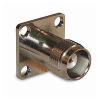 Amphenol RF 031-6887 Connectors TNC Straight Jack 50 Ohm,4-Hole Flange