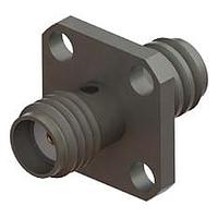 Amphenol SV Microwave 2991-6030 RF Adapters - In Series SMA Female to Female 4-Hole Panel Mount