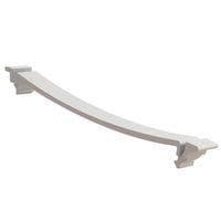 Essentra Components FCCS-4 Flat Clamp,Flat,Arrow Mnt,Natural,1.772 in
