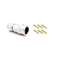 Amphenol SINE Systems MB5CKN0600-S2-KIT Circular Metric Connectors 6P St 11.0-14.5mm grip w/ F sockets
