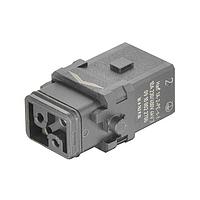 HARTING 09100022706 Inserts HAN 1A 2+PE FML SCRW INSRT FOR LOCK LVR