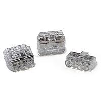 HellermannTyton 148-90050 Butt 4-PORT, (PC), CLEAR, 300/PKG