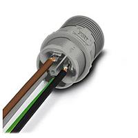 PHOENIX CONTACT 1419428 Circular Metric Connectors QPD W 4X2,5 M25 0,25 GY AE B-S