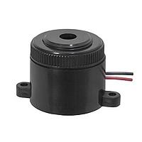 Same Sky (formerly CUI Devices) CPI-2825S-85PM Piezoelectric buzzer, 28 mm x 25 mm deep, P, 12 VDC, 85 dB, Fast Pulse, Panel Mount, Audio Indicator