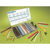Alpha Wire FKIT221BK BK032 Heat Shrink Tubing 3/16 to 1-inch FIT Heat-Shrink 2:1 6 inch Tubing Assortment Kit, Black