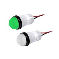VCC PML50SGFVW Indicators 1770mcd Semi Dome Green Flex Wire