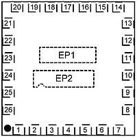 Microchip Technology MIC23451-AAAYFL-T5 Switching Voltage Regulators 4MHz PWM Triple Buck HyperLight Load