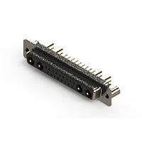 EDAC 628-21W4624-7N3 Mixed Contact D-Sub Connectors Vertical Combo Dsub