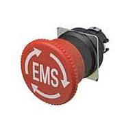 Omron Automation and Safety A22NE-MRS-P202-N Push Turn Estp 40mm EMS TrnRest 2NC