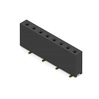 Wurth Elektronik 61000811921 Socket WR-PHD 2.54 mm SMT Socket Header; 8P Dual Row Straight gold plating