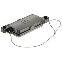 HARTING 09400105404 Headers & Wire Housings 10B HPR Hood Cover, Toggle Locking, Metal, w/ lanyard