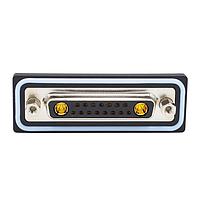 NorComp CDFV17W2213L252 Mixed Contact D-Sub Connectors 17W2 vrt soldr F 30u 4-40 boardlock 20Amp