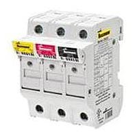 Eaton Bussmann CHCC3DIU Modular 3P DIN RAIL HOLDER for Class CC Fuses