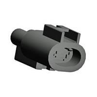 AMP Connectors - TE Connectivity 6-176143-6 Housings 187 CAP HSG ASSY 2P LIGHT GRAY