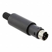 Adam Tech MDP-006 Plugs CONN PLUG MALE MINI DIN 6P SILV