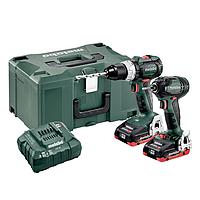 METABO COMBO SET 2.1.12 18 V BL LIHD Cordless machines in a set (SBLTBL+SSDBL)