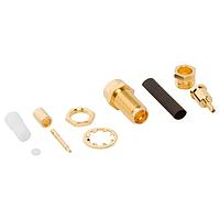Amphenol RF 132220RP Connectors SMA BLKHD JK GOLD RG 178/196 REV POL