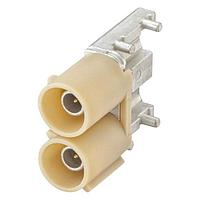 Rosenberger 59S2DA-40MT5-I PCB Connectors R/A Plug PCB w/Housing Beige