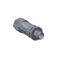 Amphenol LTW MSAS-10BMMA-SL7001 Sensor Cables / Actuator Cables M12 Circular Metric Connector, A Code, Metal, 1.5A, 10 pins, Male Connector, Male Contact, Straight, Screw Thread, Solder, Field Installable, F4.5 - F6.5mm, IP67 Mated