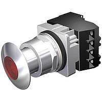 SIEMENS 52PP2J2AB Push-Pull PP2,MTD,XFMR 480V,CHR-RED,1NO-1NC,LED