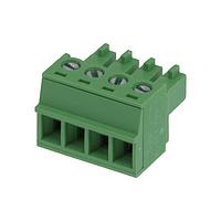 Molex 39510-5004 Plugs 3.81MM EURO PLUG RA URO PLUG RA GRN 4CKT