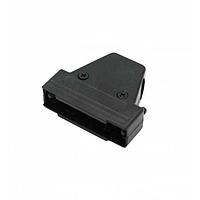 MH Connectors MHTRI-P-9-K Two Piece Backshell 9 WAY BLACK 3-ENTRY D HOOD