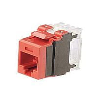 Panduit NK6X88MRD Wire Ducting & Raceways Category 6A NetKey Punchdown Module, RD