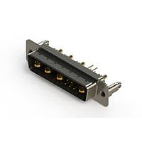 EDAC 627-9W4-624-1T5 Mixed Contact D-Sub Connectors Vertical Combo Dsub