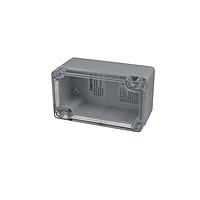 Bud Industries PN-1322-C Electrical Enclosures IP65 NEMA 4X Box with Clear Cover (4.5 X 2.6 X 2.2 In)