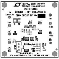 Analog Devices DC2073B-A Clock Oscillator LTC6905 Silicon Oscillator Demo Board