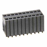 Harwin M52-5152545 Socket Assembly DIL,Vert Socket,SMT 25P,Double Row, Gold