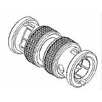 Radiall R142703703W RF Adapters - In Series BNC 75 HDTV / MALE-MALE ADAPTER