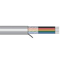 Alpha Wire 5072/1C SL005 Multi-Conductor Cables 16 AWG 2 Conductor 300V Unshielded PVC PVC, 100 ft Spool - Slate