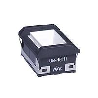 NKK Switches UB16NBKG015D Pushbutton Switches LOW PROFILE PSHBTTN ILLMNTD/PC AND SLDR