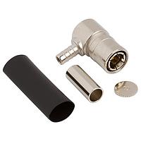 Amphenol RF 142193-75 Connectors MiniSMB R/A Crimp Pl RG-179, RG-187