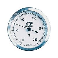 OMEGA QP-150-750F 1.16 in Dial Bimetal Thermometer with Handheld and NPT options (750 °F, 5 in)