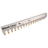 Altech 2P16UL3/18 2 Phase Busbar 2 Ph Busbar 310.2mm 18Pin, 115A