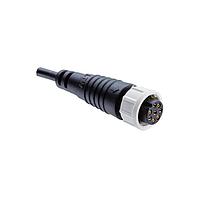 Amphenol LTW ABD-06AFMM-LL7A02 Sensor Cables / Actuator Cables Ceres, Standard Size, Plastic, 5A, 06 pins, Female Connector, Male Contact, Straight, 2 Points Lock, Overmolded, Length 2000mm, IP67