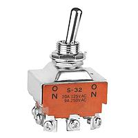 NKK Switches S32T Water tight medium/high capacity standard size toggles 3PDT ON-NONE-ON SCREW LUG