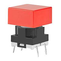 NKK Switches JB15HAP-2C Tactile Switches SPST OFF(ON) 270g OF FLAT CAP RED