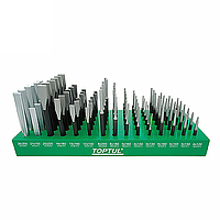 TOPTUL GAAY0009, TDAK6006 - 90PCS Flat Chisel & Punch Shelf Set
