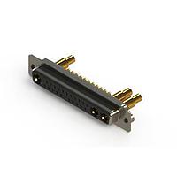 EDAC 628-25W3622-7T2 Mixed Contact D-Sub Connectors Vertical Combo Dsub