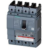 SIEMENS 3VA61107HM410AA0 System Protection BRKR 3VA61 4P 100A  100KA ETU3-LIG