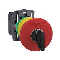 SCHNEIDER XB5AS9442 Emergency Stop Switches KEY RELEASE EMERGENCY STOP WITH RED 40 M
