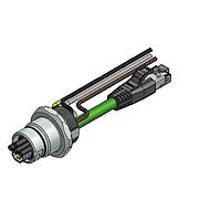 Amphenol CONEC 57-02631 Ethernet Cables / Networking Cables ENP-17-1-FSPBU3PEDST4-V3-45S-RS8.33-1/1/G6/150/034