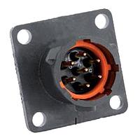 Eaton Souriau-Sunbank UTS010D7P Receptacles 7P SQ FLANGE PIN RECEPTACLE SIZE 10D