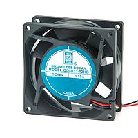 Orion Fans OD8032-48LB Axial DC Fan, 80x80x32mm, 48VDC, 40CFM, 0.06A, 35dBA, 3000RPM, Dual Ball, Lead Wires