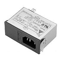 Delta Electronics, Inc. 03AR1 AC Power Entry Modules Power Entry Module EMI Filter, Single, 250VAC, 3A, Snap-In Mounting, N/A-Lug