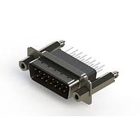 EDAC 627-015-381-057 D-Sub Connectors - Standard Density Vertical Metal Body D-Sub Connector